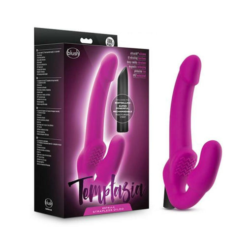 Temptasia - Estella - Strapless Silicone Dildo - Pink | SexToy.com