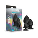 Anal Adventures Platinum - Silicone Anal Stout Plug Kit - Black | SexToy.com