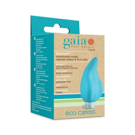 Gaia Eco Caress Bullet And Sleeve Aqua | SexToy.com