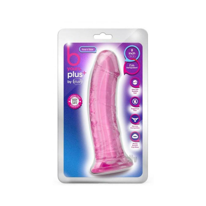 B Yours Plus Roar 'n' Ride Dildo Pink | SexToy.com