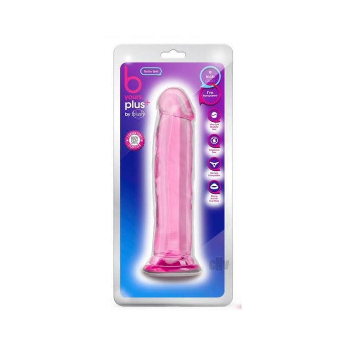 B Yours Plus Thrill 'n' Drill Dildo Pink | SexToy.com
