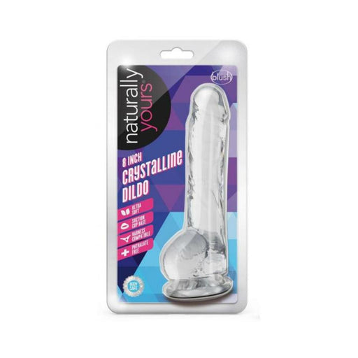 Naturally Yours Crystalline Dildo 8 In. Diamond | SexToy.com