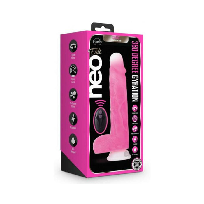 Neo Elite - Roxy - 8-inch Gyrating Dildo - Pink | SexToy.com