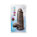 Au Naturel Chub Dildo 10 In. Chocolate | SexToy.com