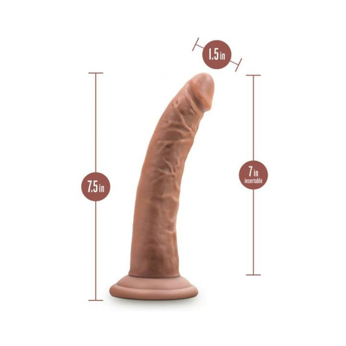 Au Naturel Jack Dildo 7 In. Mocha | SexToy.com