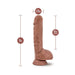 Au Naturel Big Billy Dildo 9 In. Mocha | SexToy.com