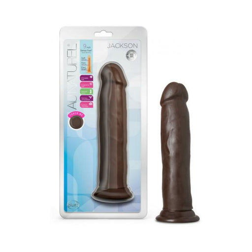 Au Naturel Jackson Dong 9 In. Chocolate | SexToy.com