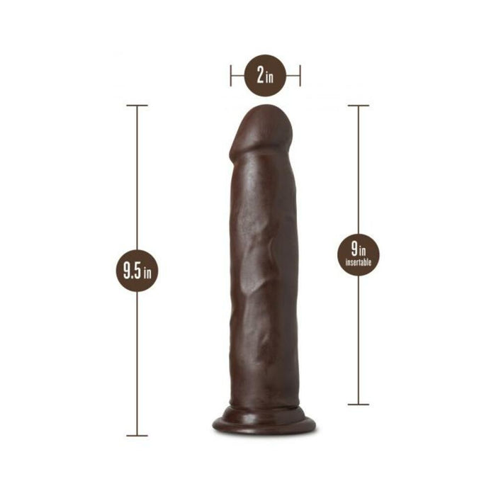 Au Naturel Jackson Dong 9 In. Chocolate | SexToy.com