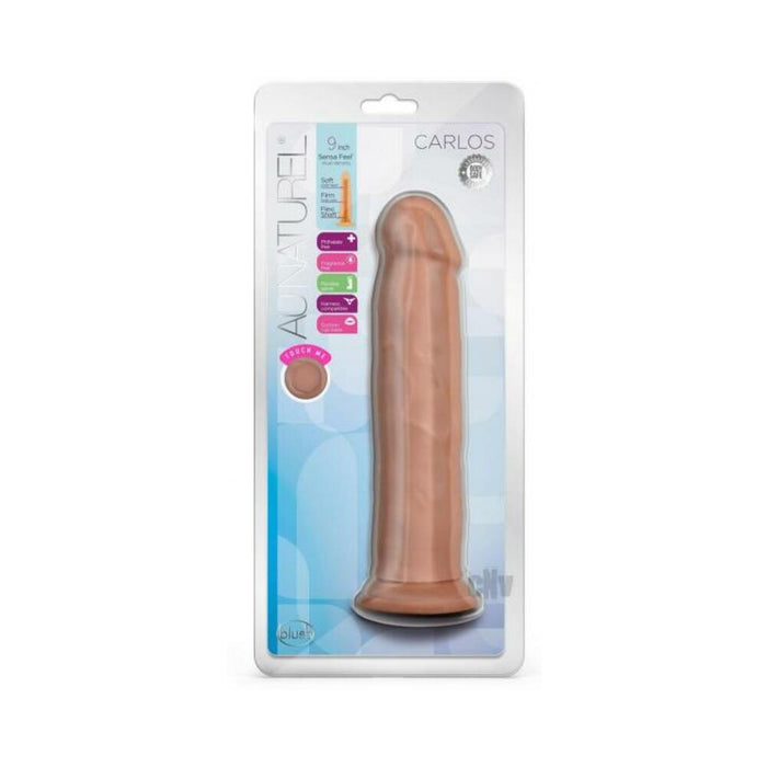 Au Naturel Carlos Dong 9 In. Mocha | SexToy.com