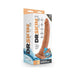 Dr. Skin Glide Self-lubricating Dildo 7.5 In. Mocha | SexToy.com