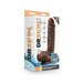 Dr. Skin Glide Self-lubricating Dildo With Balls 8.5 In. Chocolate | SexToy.com