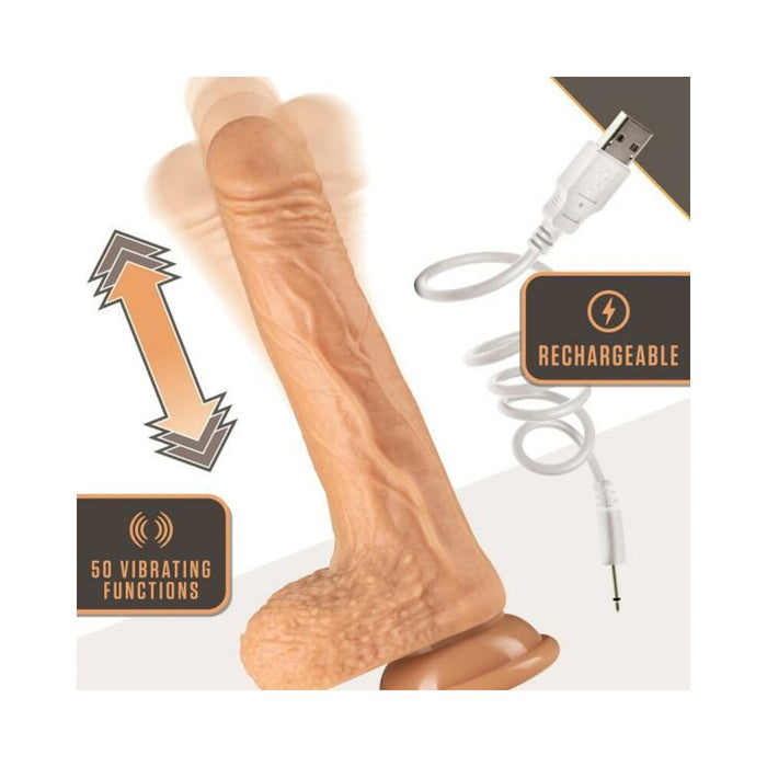 Dr Skin Silic Dr Grey 7 Thrust Dildo Van | SexToy.com