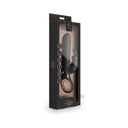 Lush Victoria Rabbit Vibrator Black | SexToy.com