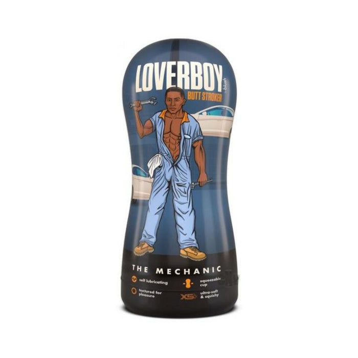 Loverboy Mechanic Lube Stroker Brown