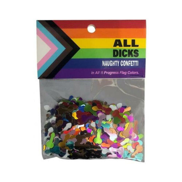 All Dicks Naughty Confetti Pride