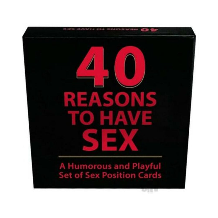 40 Reasons To Have Sex Cards