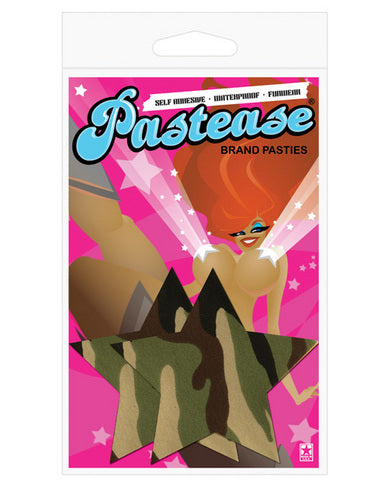 Pastease Camo Star Pasties O/S | SexToy.com