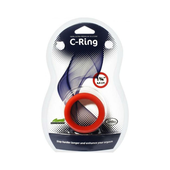 Tantus 1 75" C-ring - Red | SexToy.com