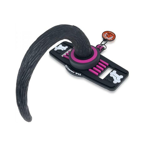 Oxballs Tail Handler Belt Strap With Pup Tail Silicone/pvc Pink | SexToy.com