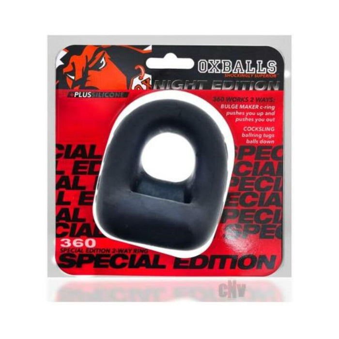Oxballs 360 Dual-use Cockring Plus+silicone Special Edition Night | SexToy.com