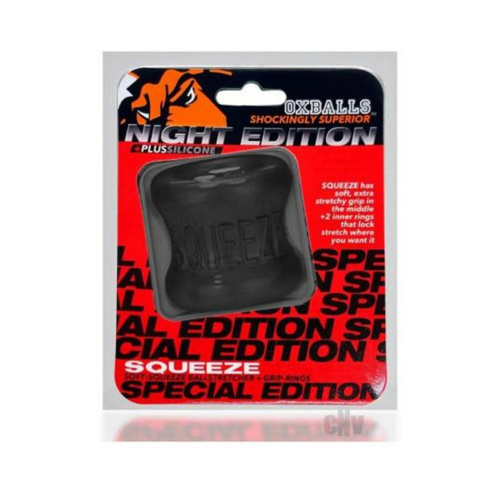 Oxballs Squeeze Ballstretcher Plus+silicone Special Edition Night | SexToy.com