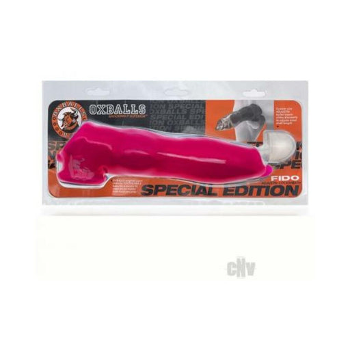 Fido Thick Blubbery Beast-shaped Cocksheath With Bullet Insert Flextpr Hot Pink | SexToy.com