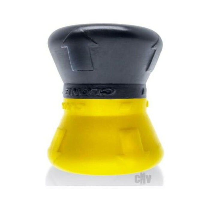 Oxballs Clone Duo 2-pack Ballstretcher Silicone Yellow / Black | SexToy.com