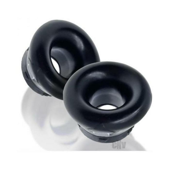 Oxballs Clone Duo 2-pack Ballstretcher Silicone Black / Black | SexToy.com