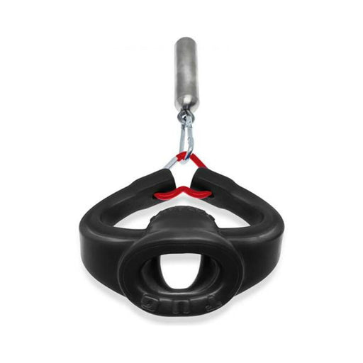 Oxballs Tug Pull-down Ballstretcher Silicone Black | SexToy.com