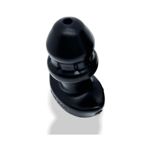 Oxballs Drain-o Flow-thru Buttplug Silicone Small Black | SexToy.com