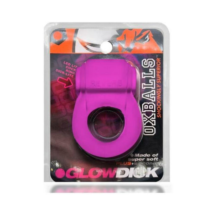 Oxballs Glowdick Cockring With Led Pink Ice