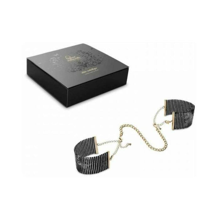 Bijoux Indiscrets Desir Metallique Mesh Handcuffs Black