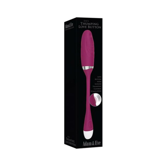 A&e Eve's Thumping Love Button Rechargeable, Silicone - Purple | SexToy.com