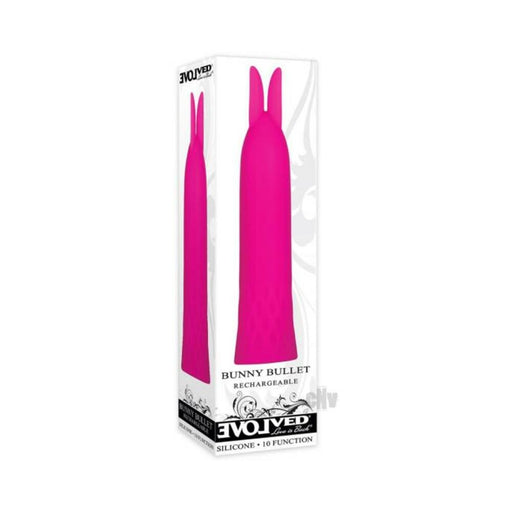 Evolved The Bunny Bullet Rechargable, Silicone - Pink | SexToy.com