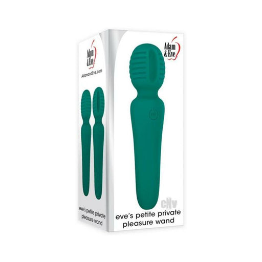 A&e Eve's Petite Private Pleasure Wand Silicon Rechargeable Green | SexToy.com