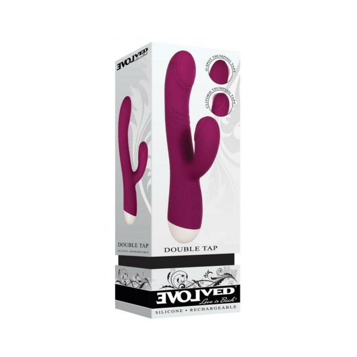 Evolved Double Tap Thumping Dual Stimulator | SexToy.com