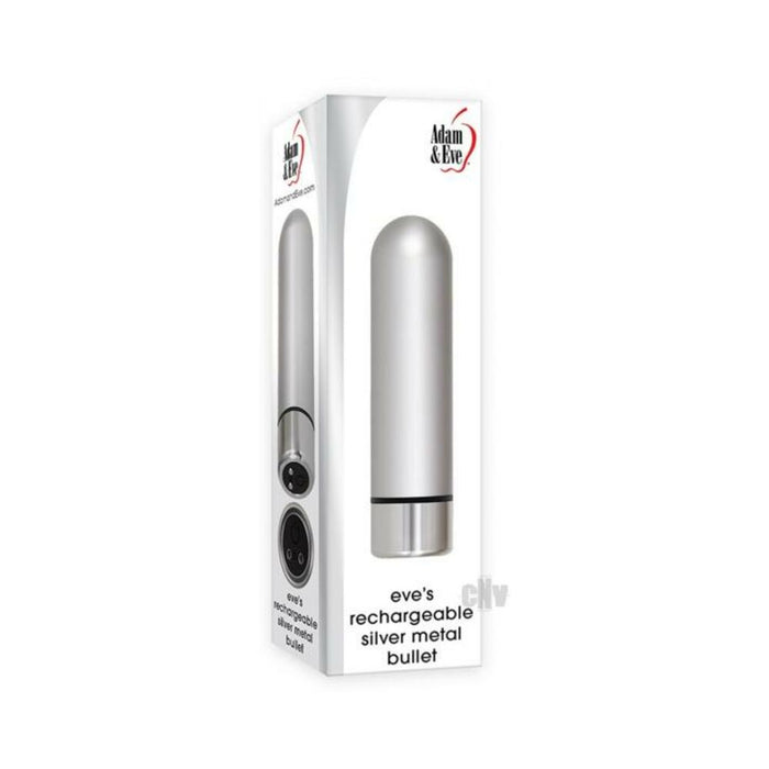 A&E Rechargeable Silver Metal Bullet | SexToy.com