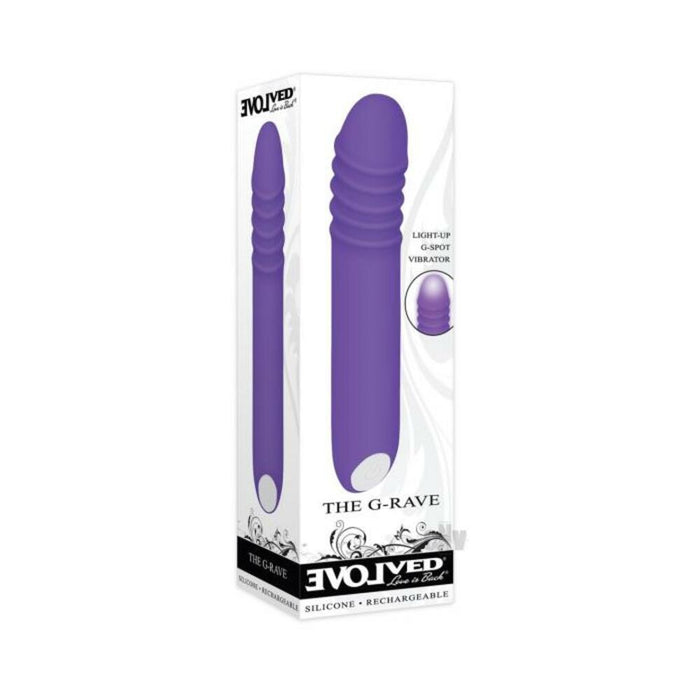 Evolved The G-rave Light-up Vibrator Purple | SexToy.com