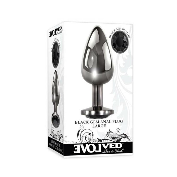 Evolved Black Gem Anal Plug Large | SexToy.com