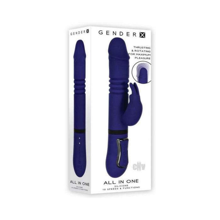 Gender X All In One Thrusting Rabbit Purple | SexToy.com