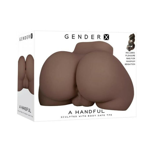 Gender X A Handful Stroker Dark 6 Lbs | SexToy.com