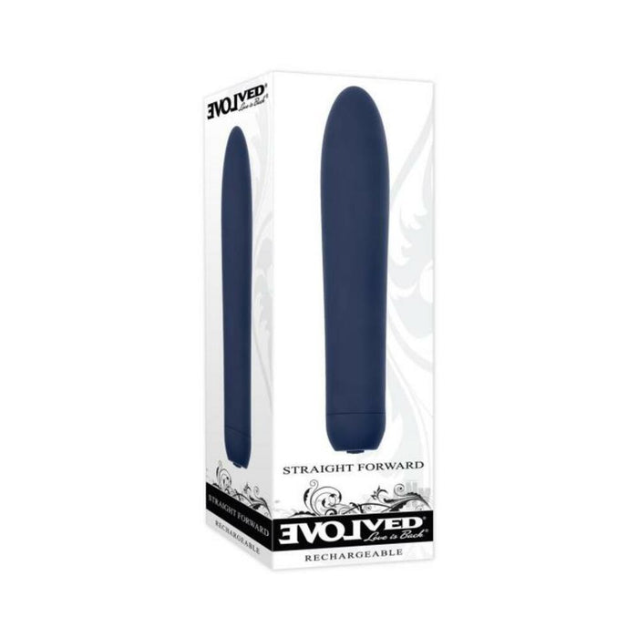 Evolved Straight Forward Vibrator Blue | SexToy.com