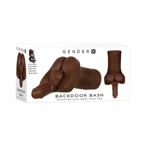 Gender X Backdoor Bash Dark With Vibrating Cockring 2.5 Lbs | SexToy.com