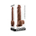 Evolved Realistic Dildo With Balls 8 In. Dark | SexToy.com