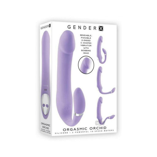 Gender X Orgasmic Orchid Dual-ended Vibrator Lavender | SexToy.com