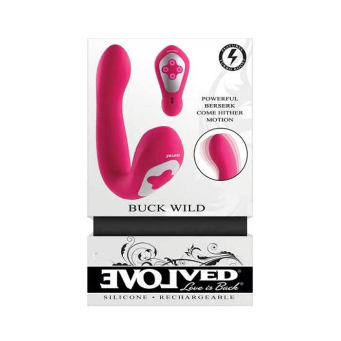 Evolved Buck Wild Dual Stimulator Pink