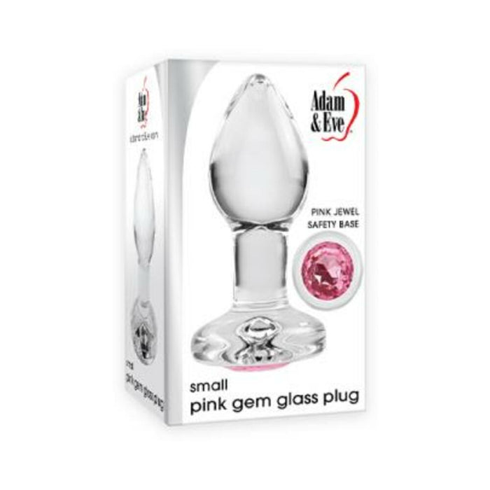 Aande Pink Gem Glass Plug Sm