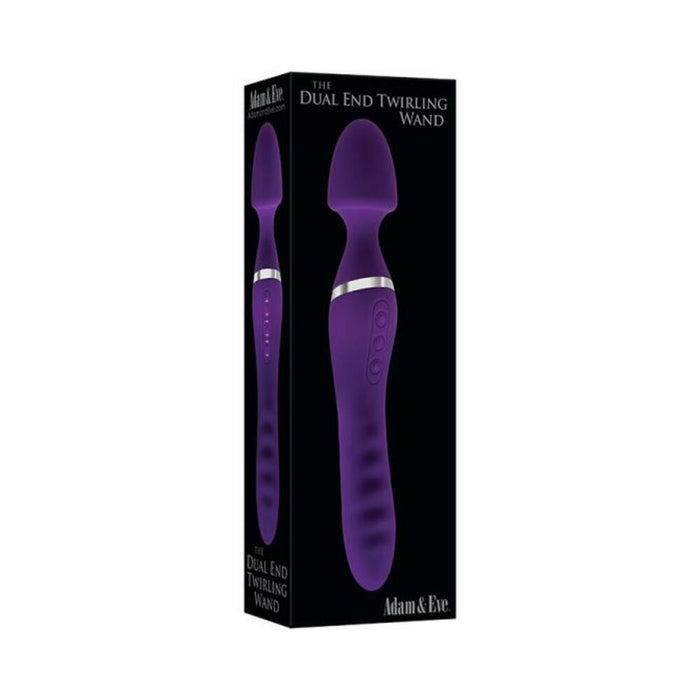 Adam & Eve The Dual End Twirling Wand Silicone Purple