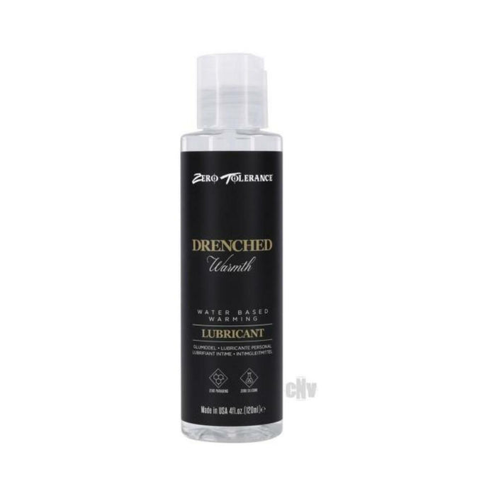 Zero Tolerance Drenched Warmth Water-based Warming Lubricant 4 Oz.