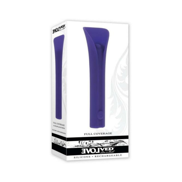 Evolved Full Coverage Rechargeable Bullet Silicone Purple